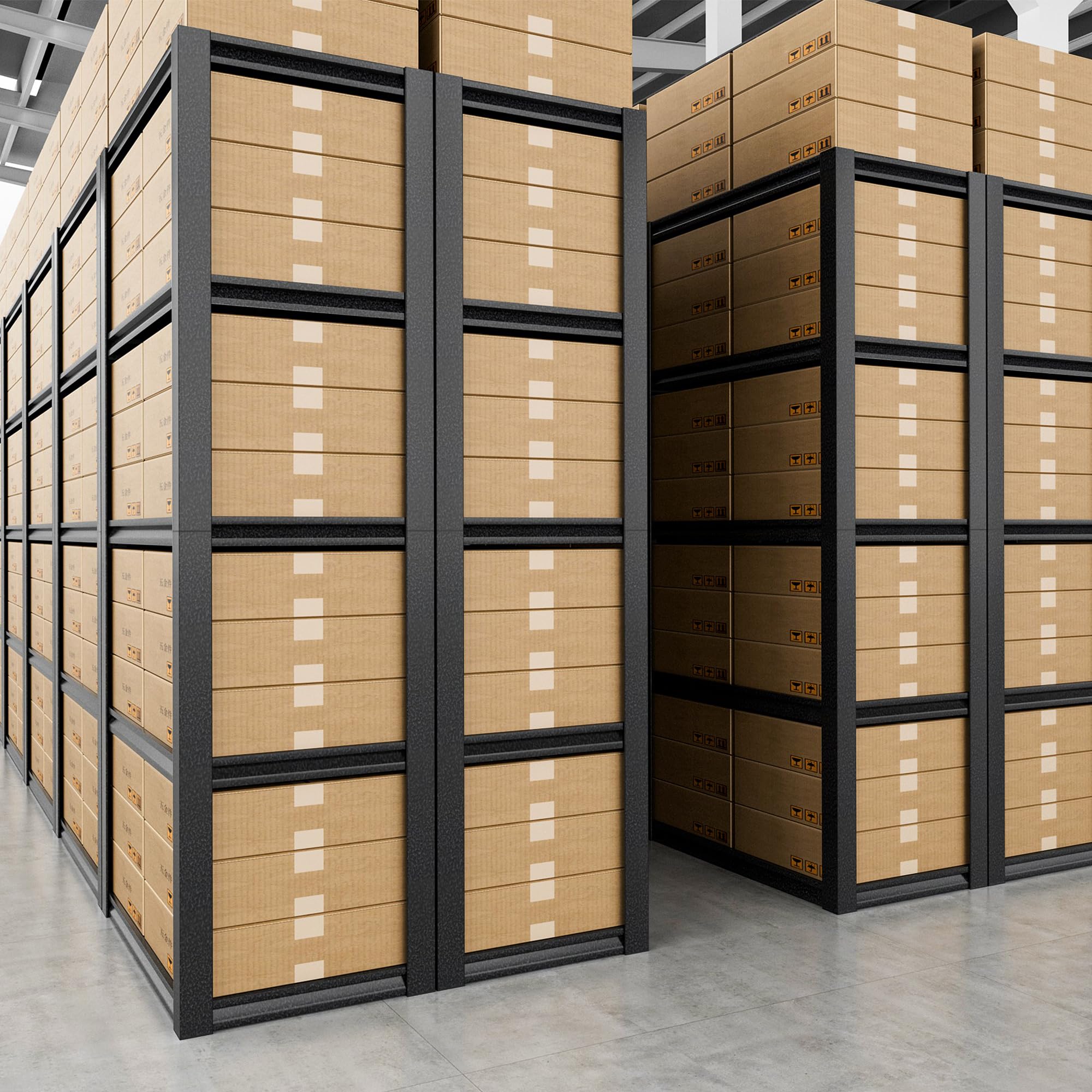 Amazon｜Alebert スチールラック 5段 幅90*奥行40*高さ183cm メタル