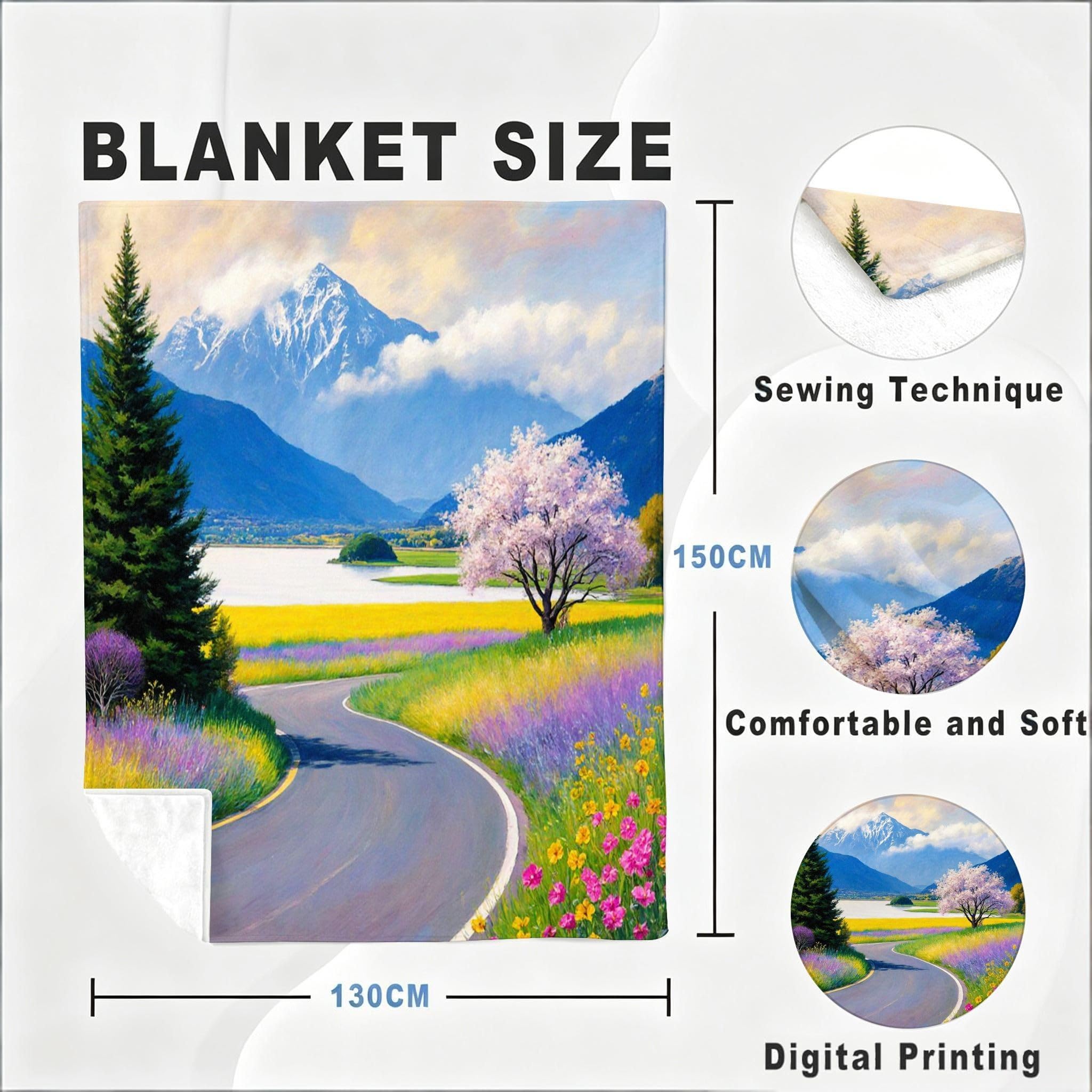 Manta Franela Sherpa 3D Flor Nube Blanca 240x260 para Cama 180-A214