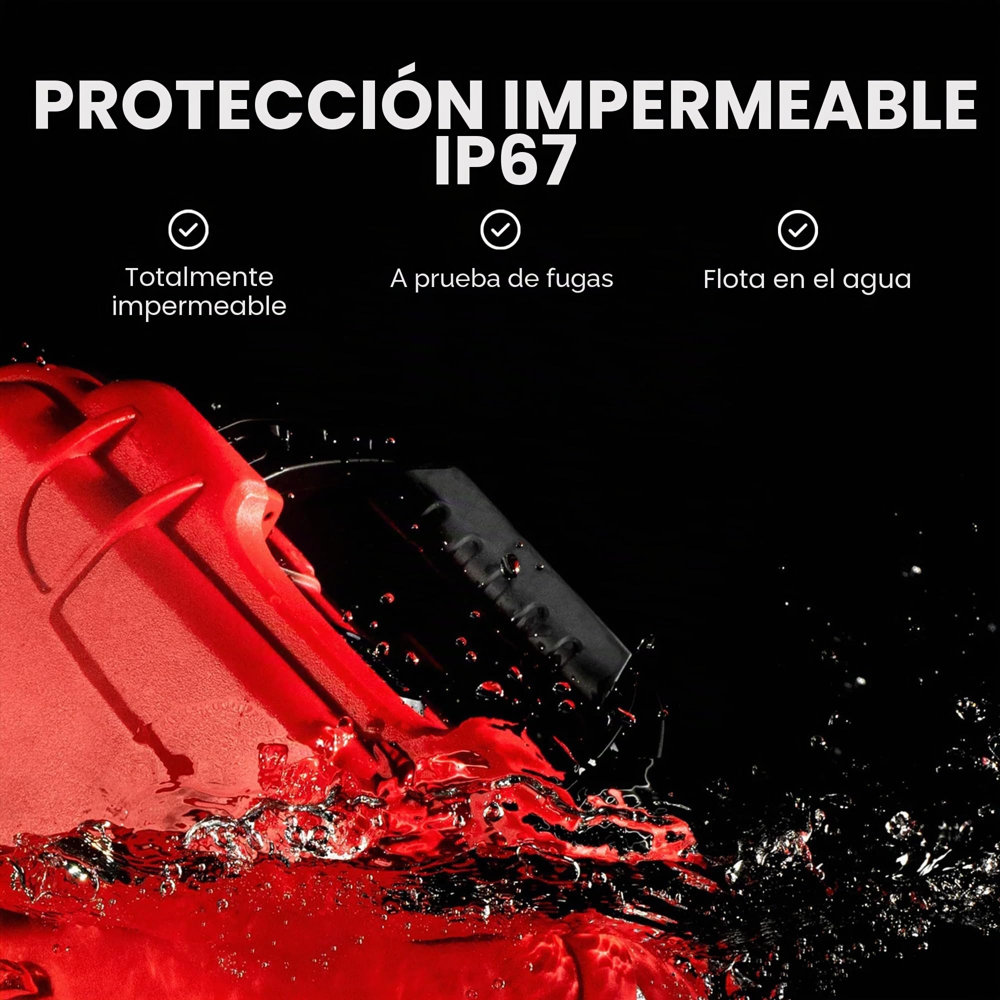 NANUK Maletín de primeros auxilios vacío: ideal para organizar un botiquín de primeros auxilios, con certificación IP67, resistente a los golpes y al polvo, y flotante (905)