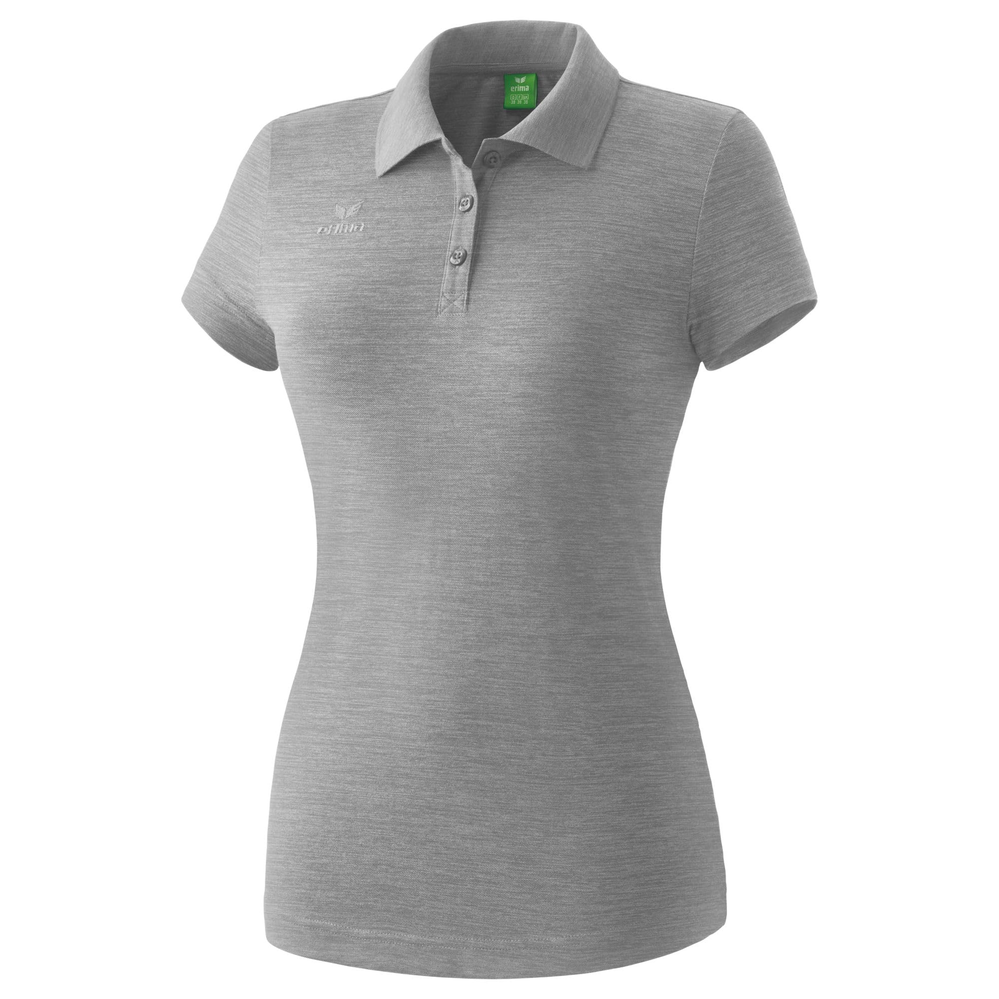Erima Women's Teamsport Polo Shirt (2112505), Grey Melange, 44