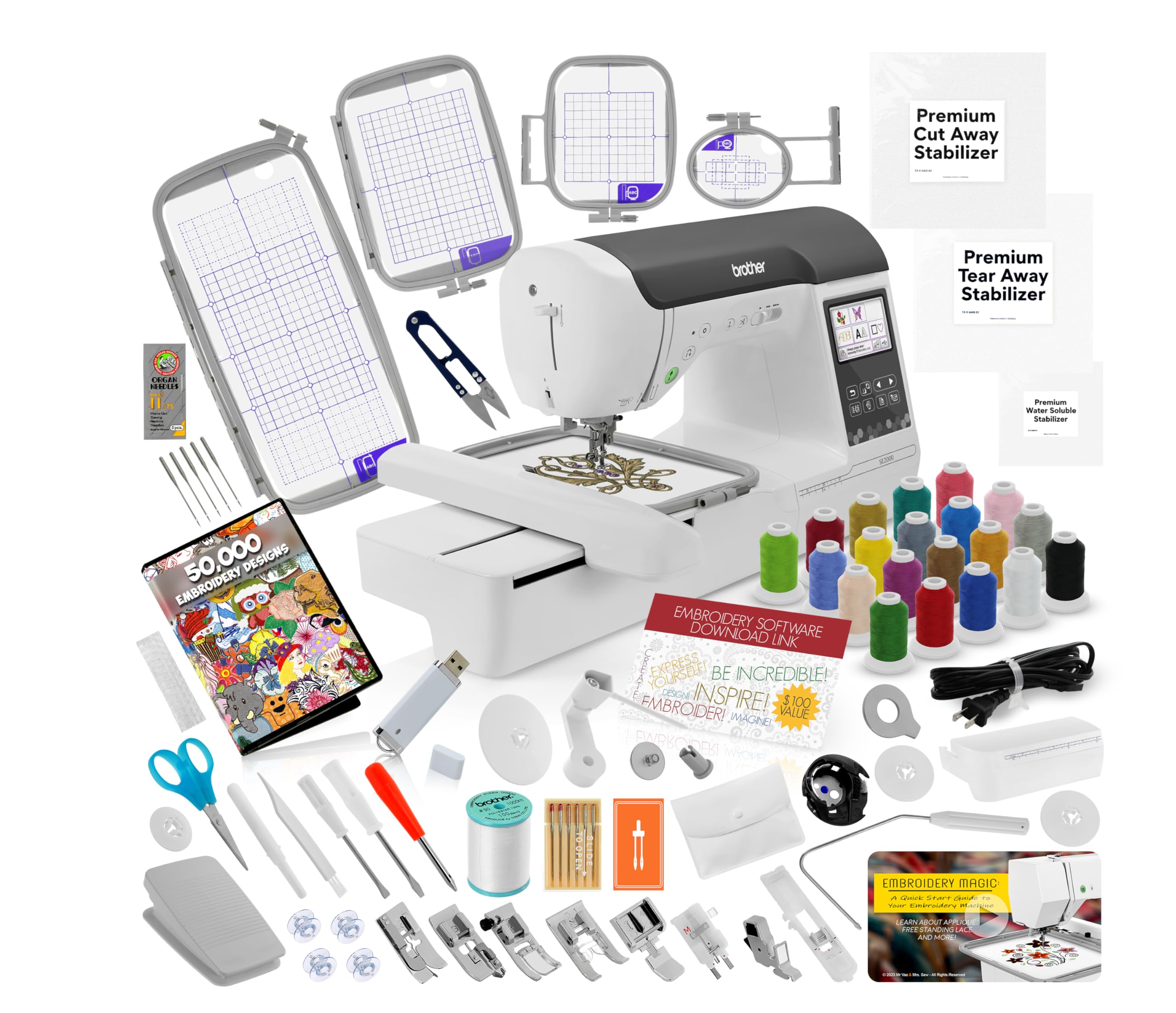 Brother SE2000 Sewing and Embroidery Machine