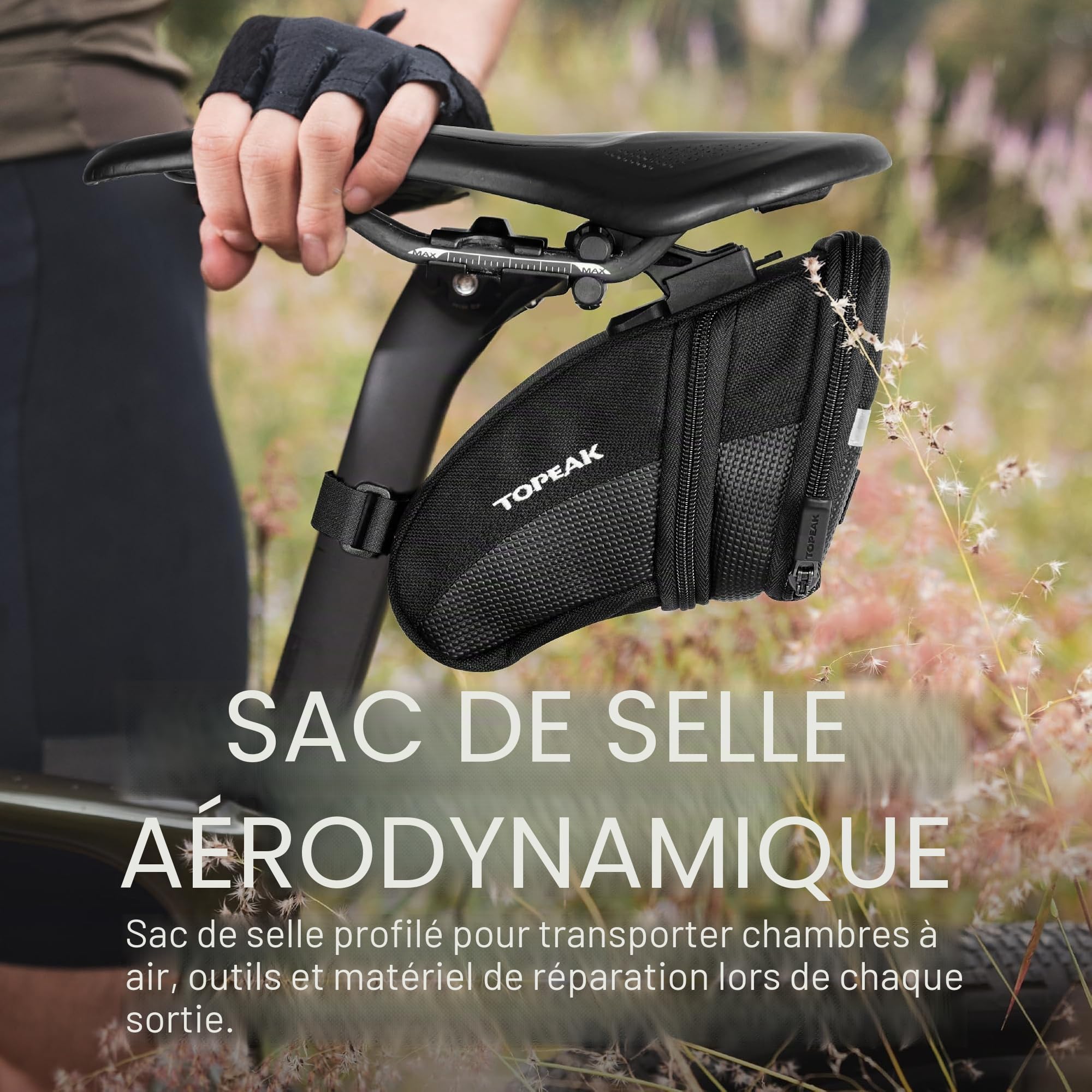 TOPEAK Aero Wedge Pack Sacoche de Selle – Taille M