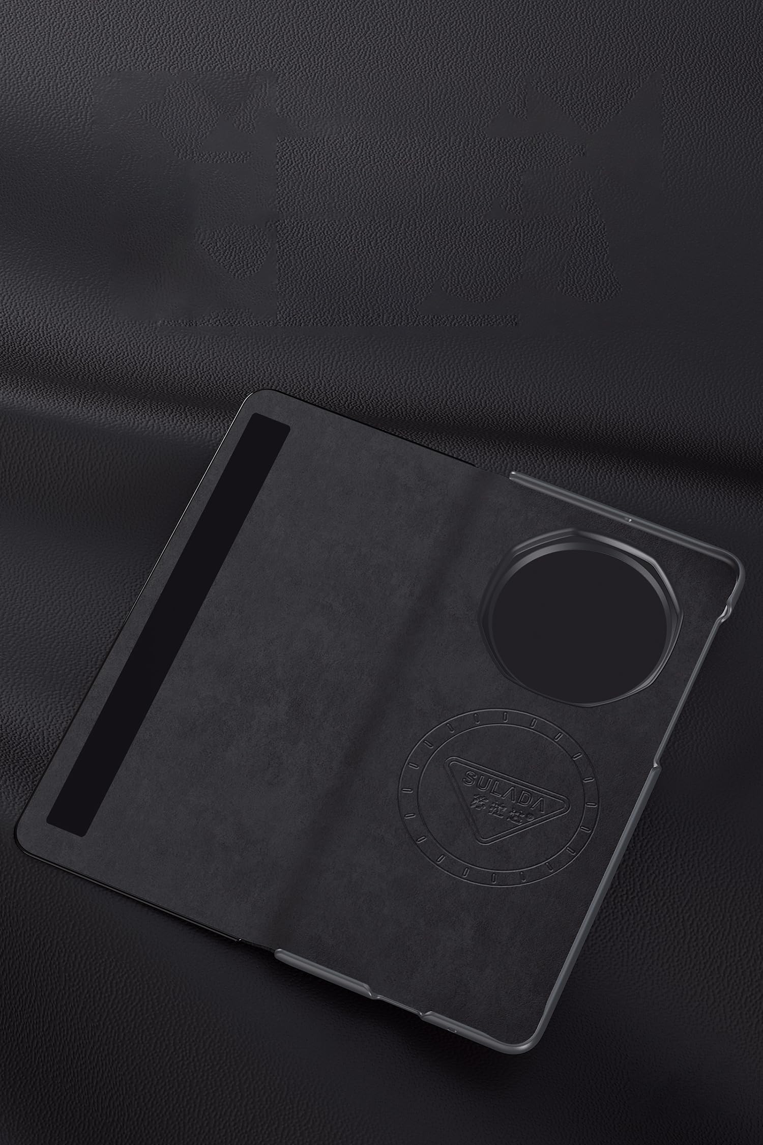 Etui do Honor Magic V6, magnetyczne etui na telefon komórkowy z klapką ze stojakiem i systemem Smart Windows, kompatybilne z Honor Magic V6, czarne