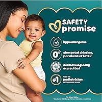 Vista 3 de Pampers Pañales Swaddlers, talla 3 (13-26 libras), 136 unidades, absorbentes, mantiene al bebé seco y cómodo, pañal desechable seguro para la piel