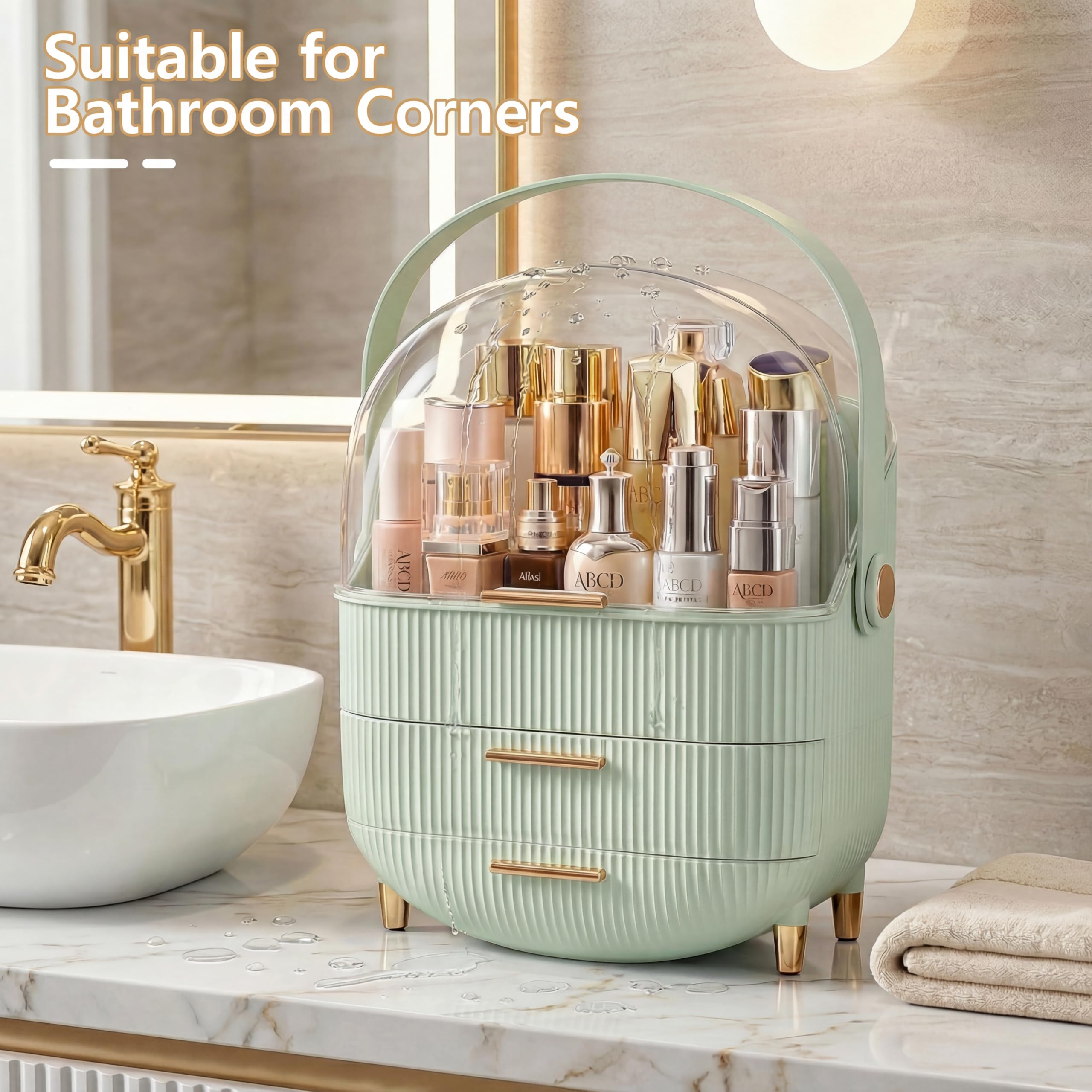 NestOrganix Makeup Organizer Skincare Organizers With Drawers