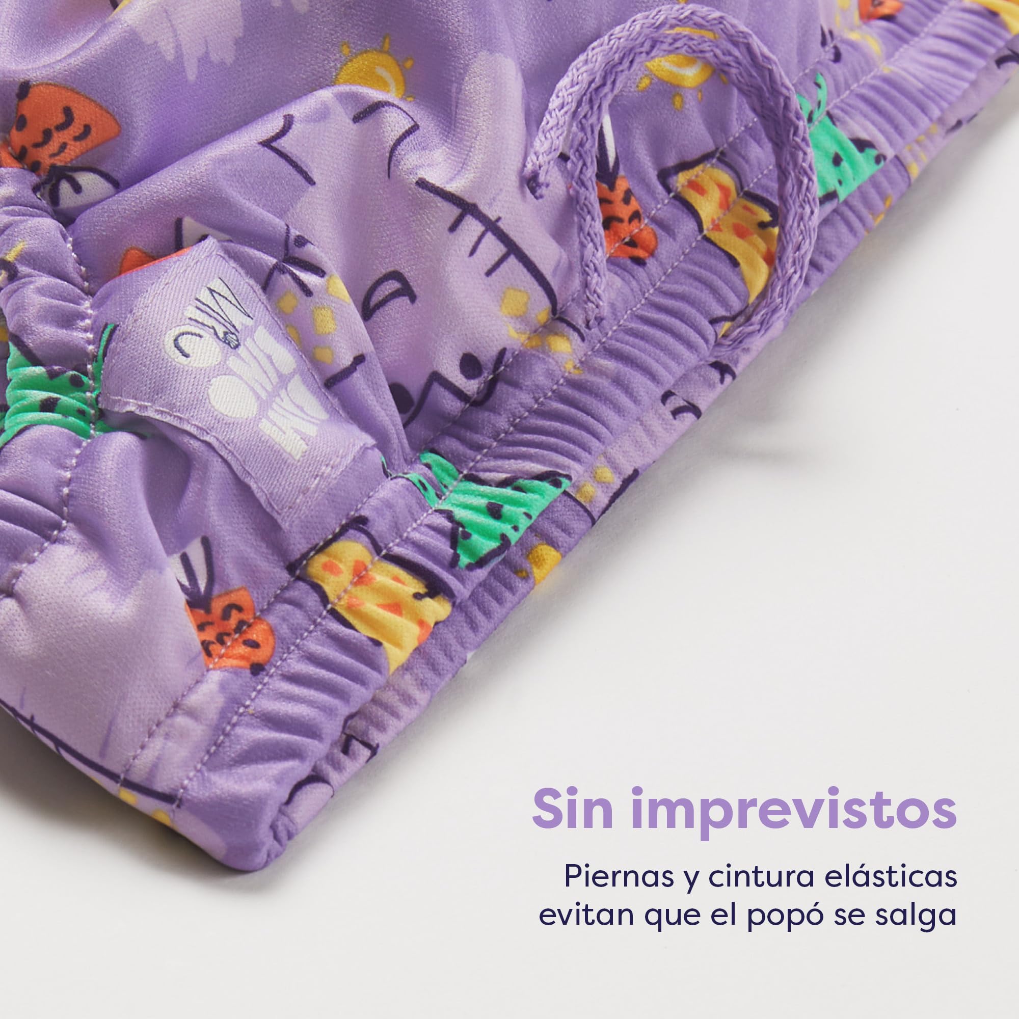 Bambino Mio, Pañal Bañadores Reutilizable, 3 piezas, Pañales para Bebés Lavables (2-3 años, Amigos del mar) - Unisex para niños y niñas, bebés y niños pequeños