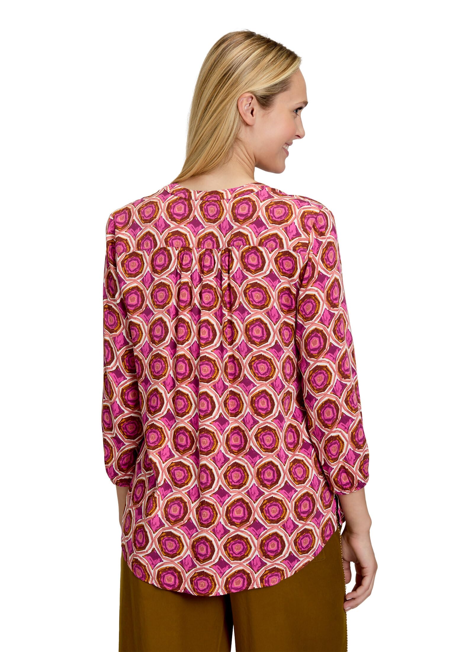 Cartoon Damen Bluse Kurz 3/4 Arm Bluse