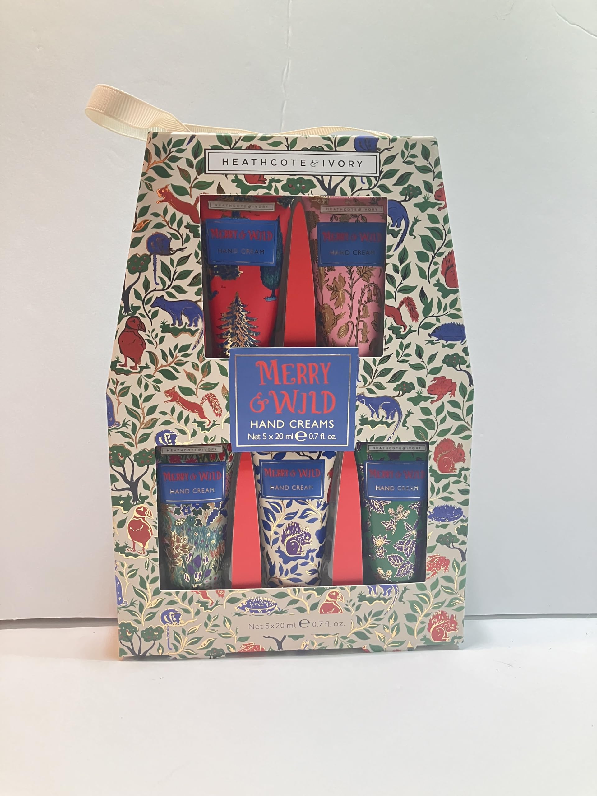 Heathcote & Ivory Merry & Wild Holiday Hand Cream Set 5x 30ml