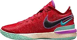 Tênis de basquete Lebron NXXT Gen (DR8784-600, Track Red/Teal Nebula/Emerald Rise/Preto)