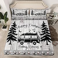 Vista 8 de Ropa de cama de 2 piezas, estilo rústico de granja, juego de ropa de cama para adolescentes y adultos, sábanas bajeras, ropa de cama ajustable