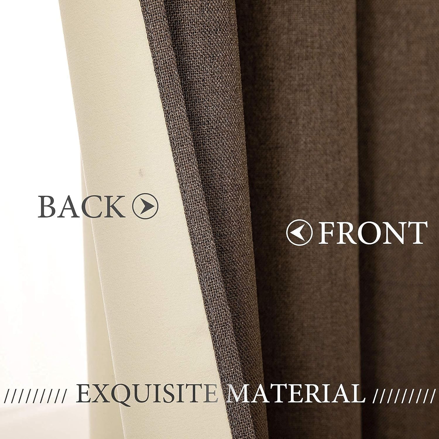 70% оƒƒ Evеrуthіng MIULEE 100% Blackout Curtains Linen Textured for Sliding Patio Door/Bedroom/Living Room Thermal Insulated Waterproof Curtains for Outdoor Porch/Pool 1 Panel 100 Wide x 84 Long Cocoa Brown ❤ Crаzу Dеаlѕ MIULEE 100% Blackout Curtains Linen Textured for Sliding Patio Door/Bedroom/Living Room Thermal Insulated Waterproof Curtains for Outdoor Porch/Pool 1 Panel 100 Wide x 84 Long Cocoa Brown