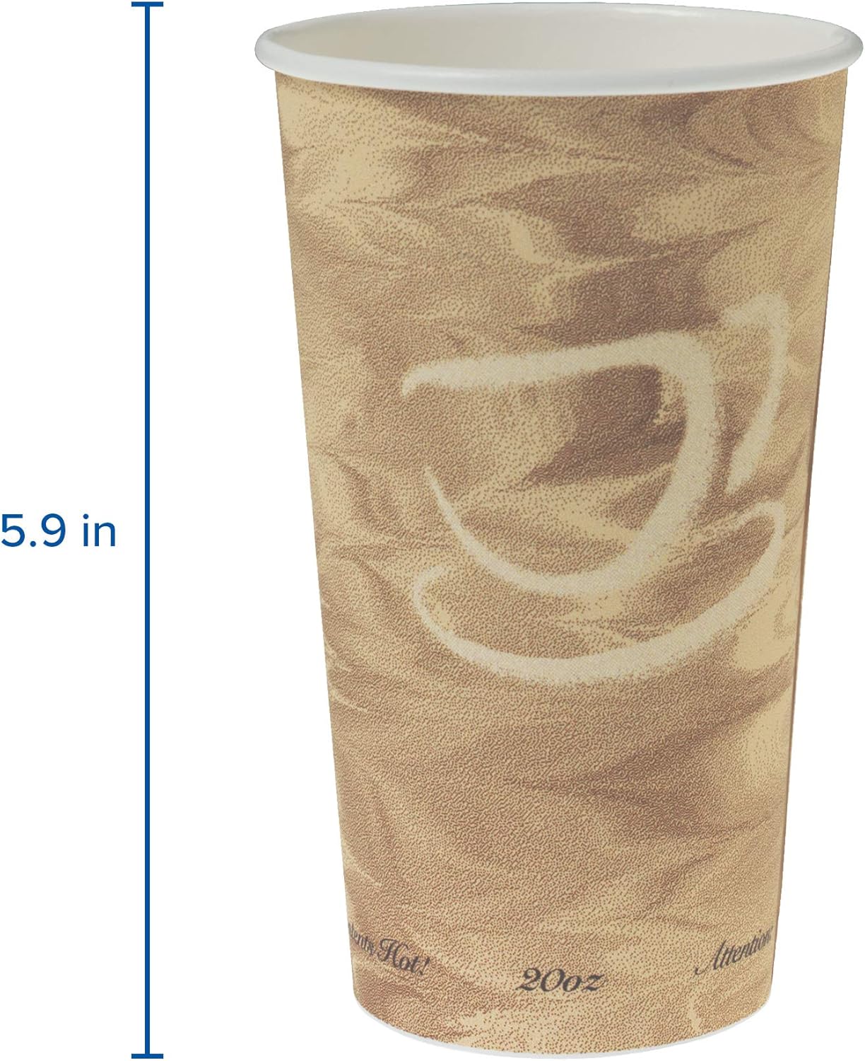 Solo 420MS-0029 20 oz Mistique SSP Paper Hot Cup (Case of 600)