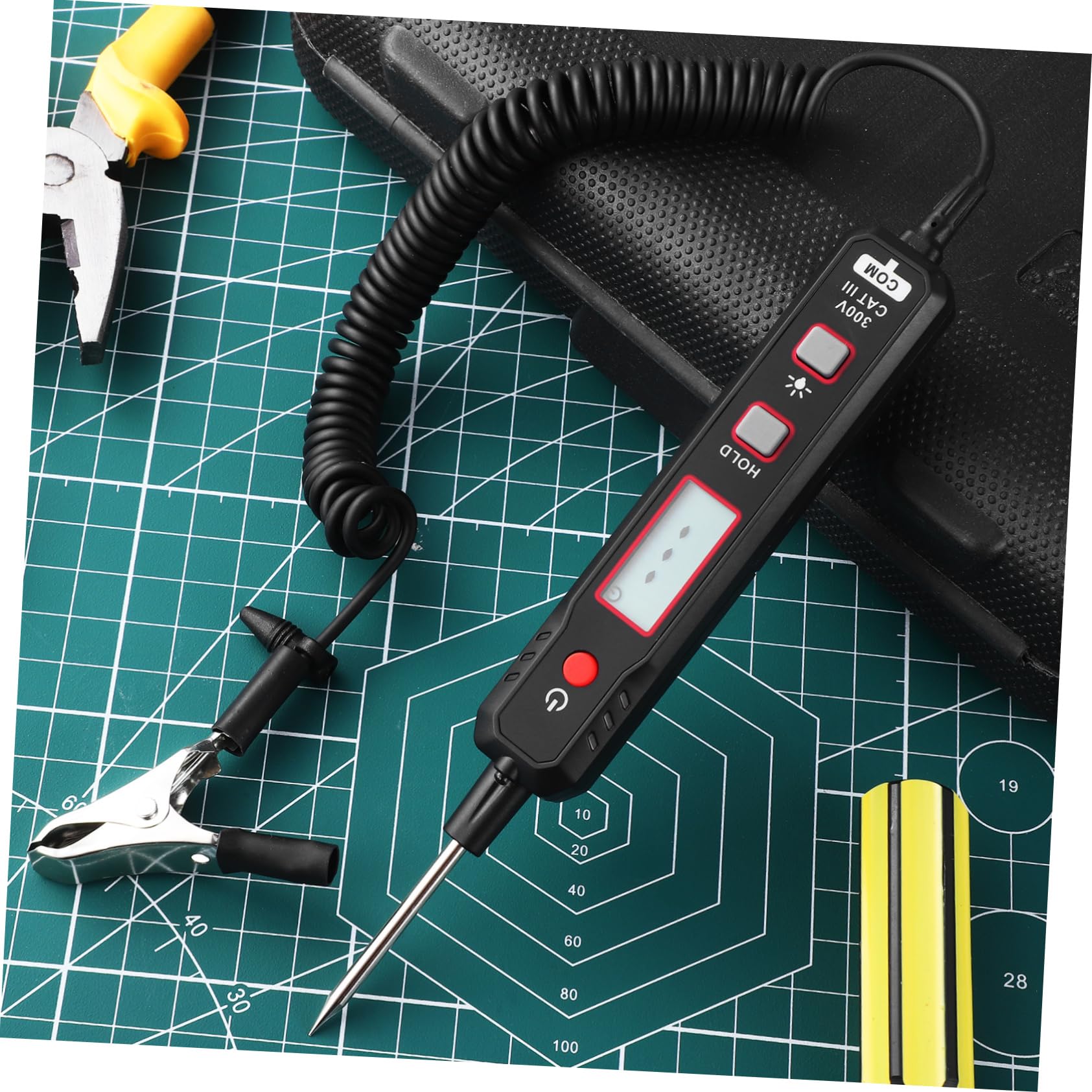 SHINEOFI Probador De Automático Con LED y Pantalla Para Vehículos Herramienta De De Durable Usar