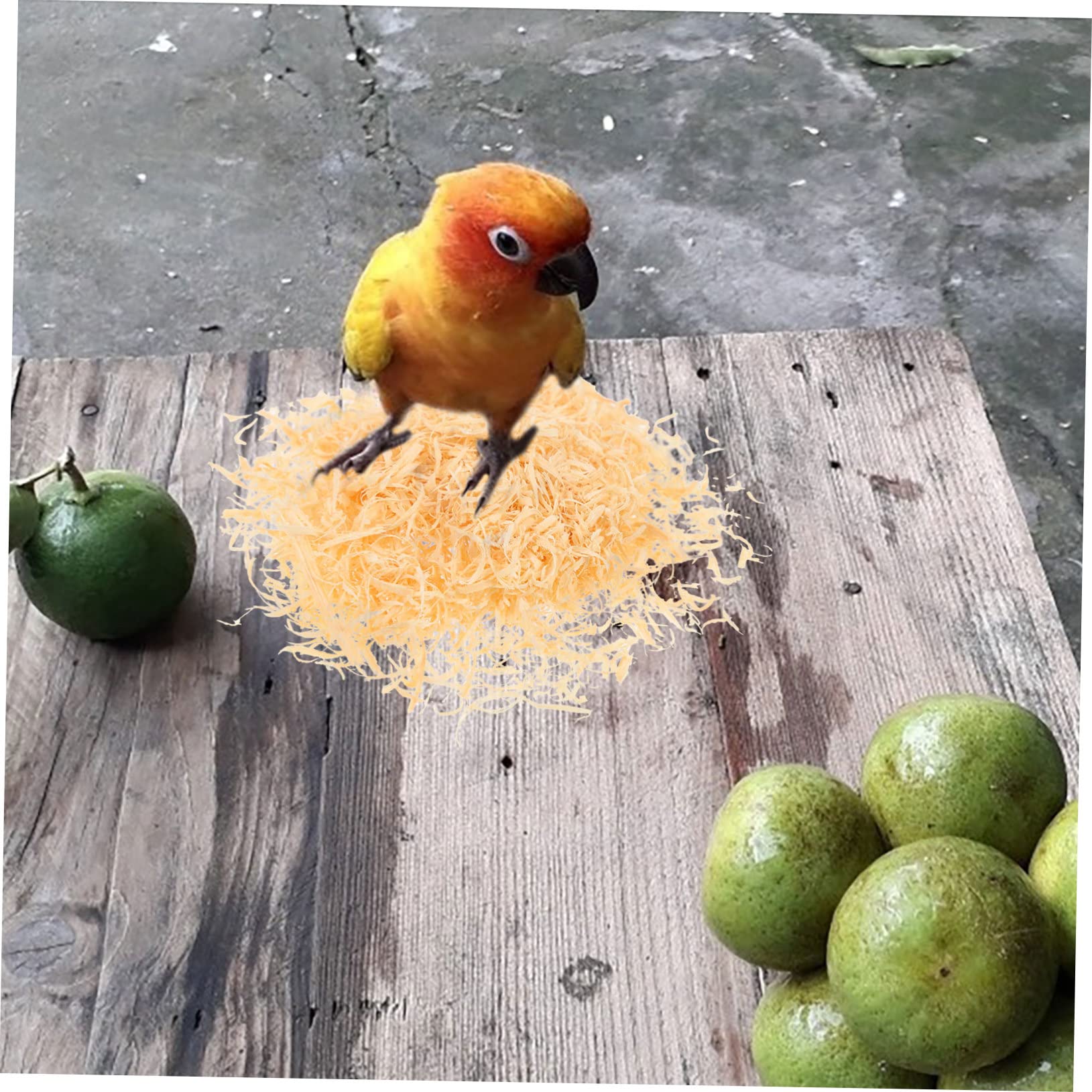 UPKOCH 1 Debe Tener una Almohadilla para anidar pájaros serrin de Madera Desodorante Forro de Nido de pájaro Resistente al Desgaste Forro de Nido de pájaro Transpirable Seda de bambú