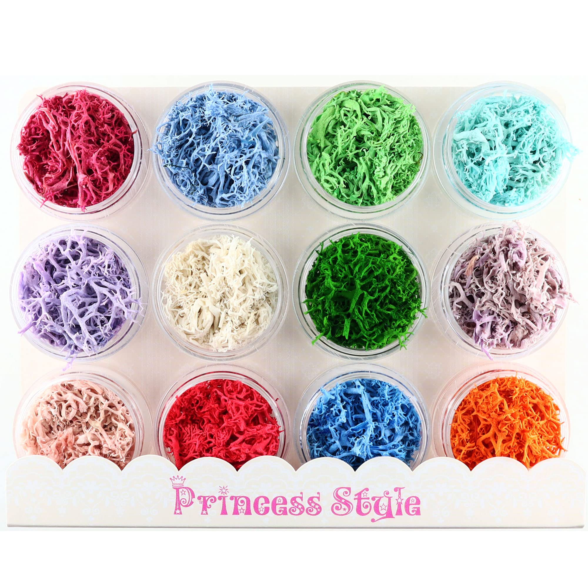 Amazon.co.jp: アイスランドモス ドライモス 12色セット : ホビー