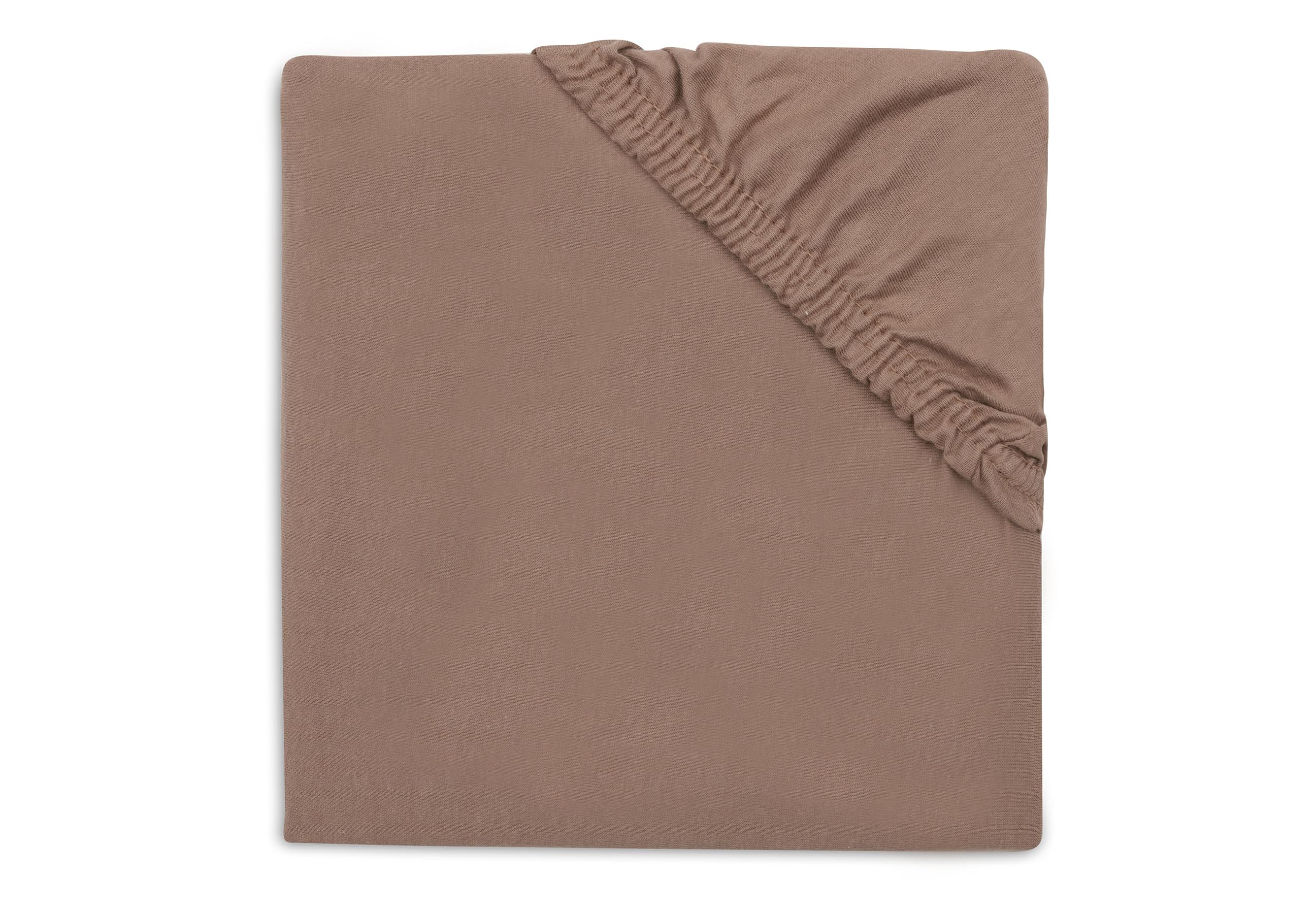 Jollein Jersey Fitted Sheet - For Playpen - Milky Coffee - 75x95cm - 100% Cotton - Playpen Fitted Sheet - OEKO-TEX Certified