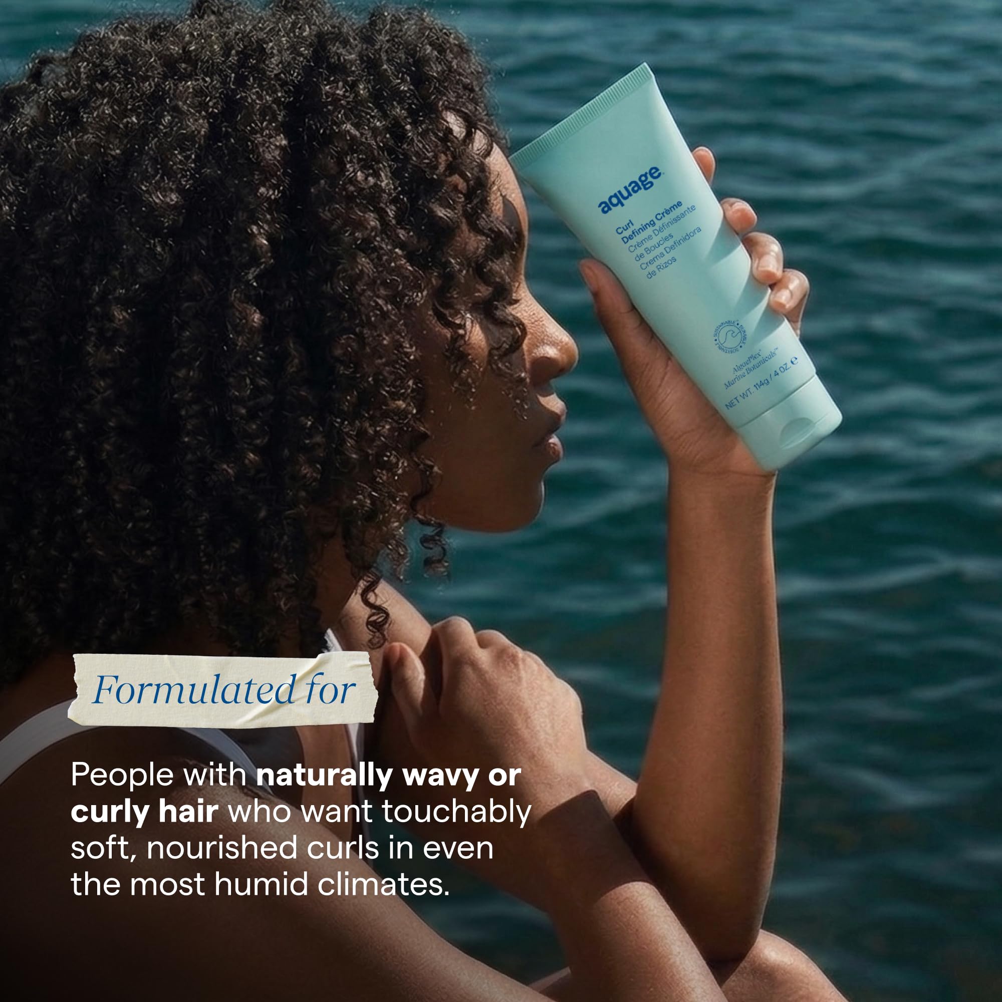 Aquage Defining Curl Cream & Curly Hair Enhancer, 4 oz