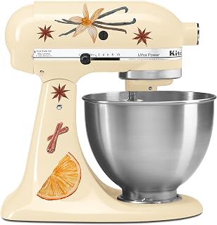 Citrus Vanilla and Spices Decal Set for KitchenAid Mixer - Artistic Full Color Watercolor Painted Style Decals for Your Mixer