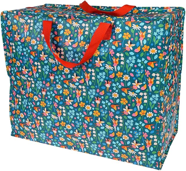 Fairies in the Garden Large Storage Bags with Zips