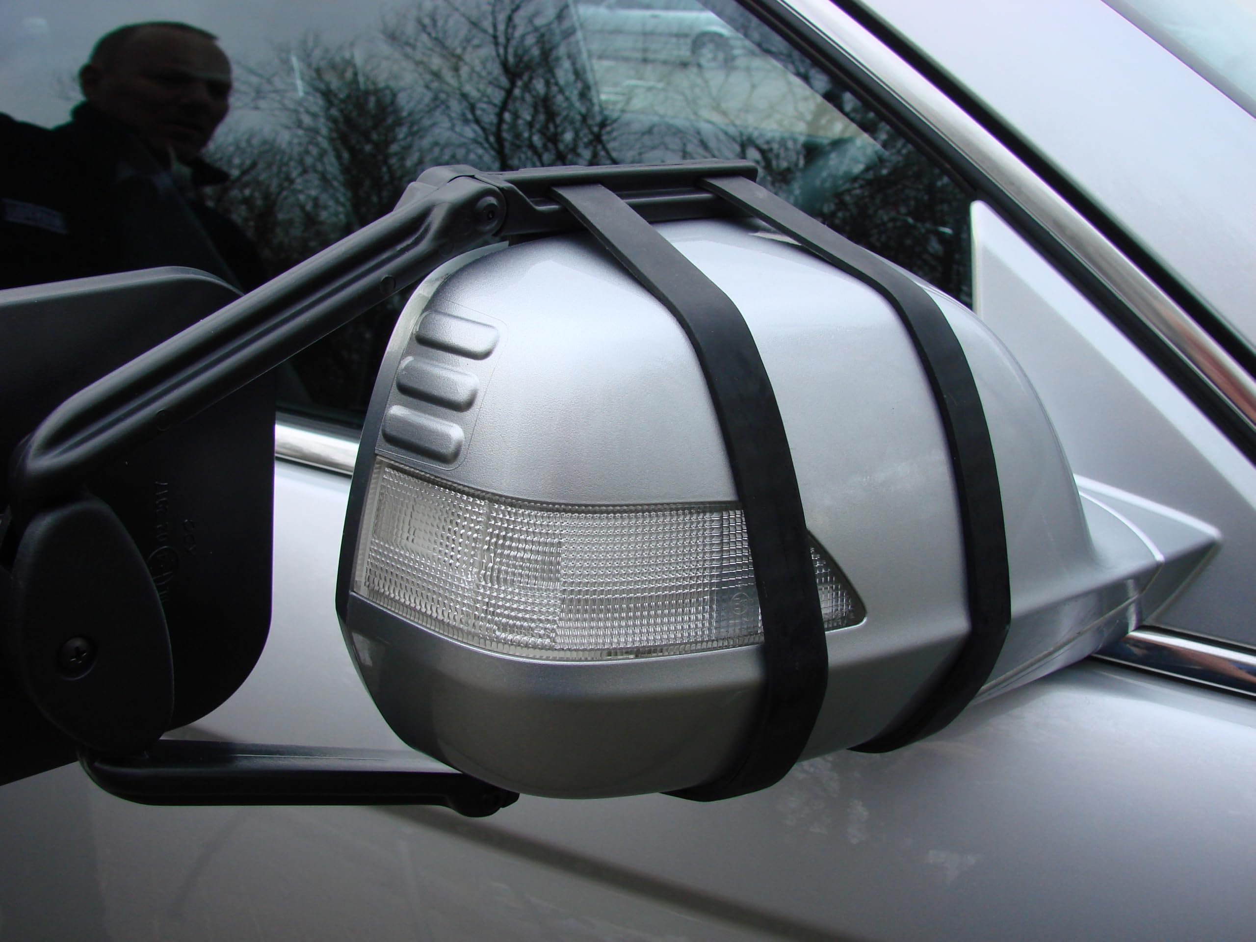 MAYPOLE CAR CARAVAN TRAILER TOWING WING MIRRORS GLASS EXTENSION PAIR - View #12