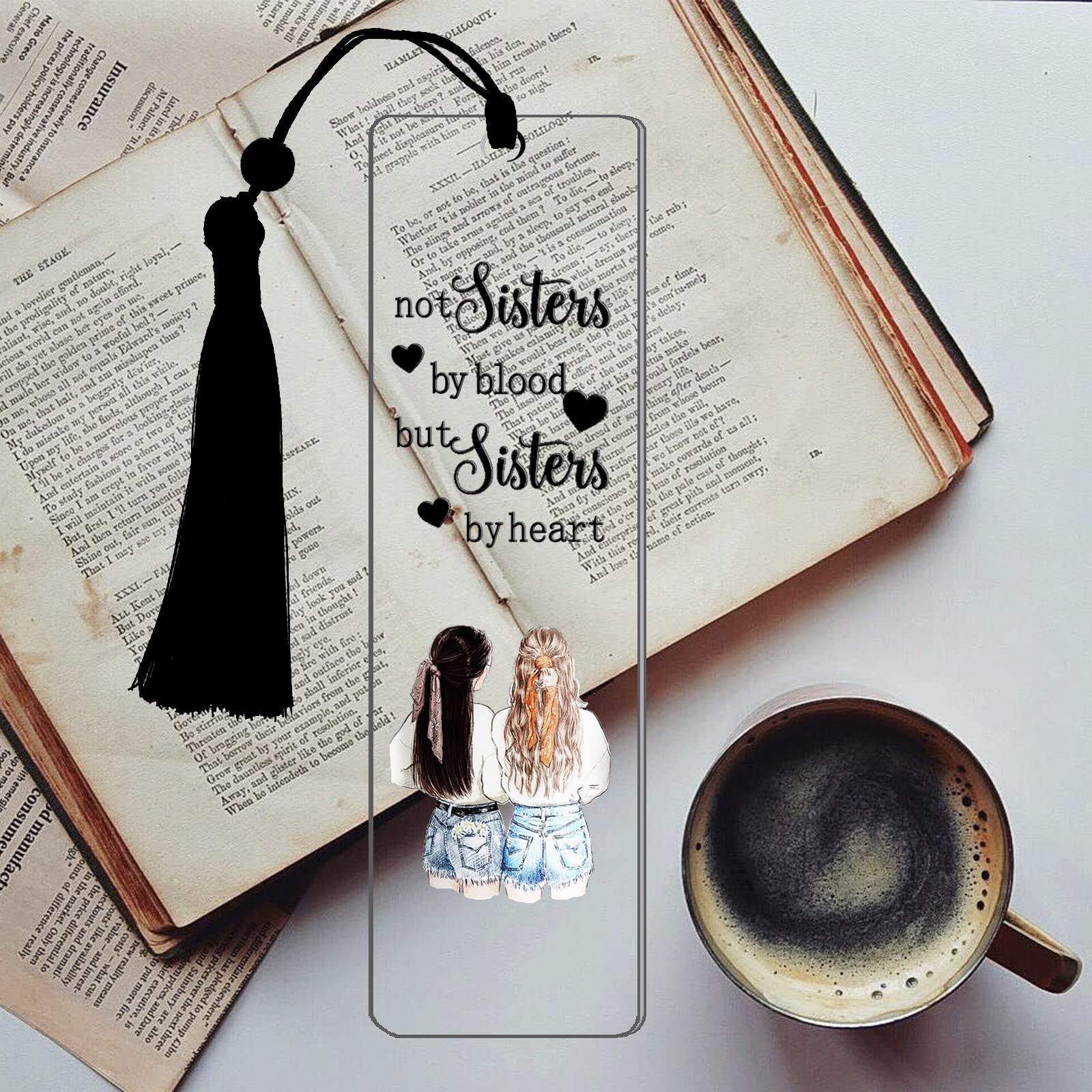 Regalos Para Hermanas De Hermanas, Regalos De Navidad Para Mujeres, Marcadores Para Amantes De Los Libros, Regalos De Cumpleaños, Regalos De Amistad, Hermana Mayor, Mejor Amiga, Cuñada, Mejor Amiga