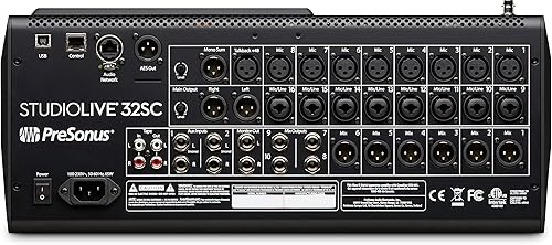 Miniatura 10 de PreSonus StudioLive 32S Consola digital de 32 canales 22 autobús grabadorainterfaz con red AVB y motor FLEX DSP de doble núcleo