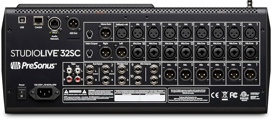 PreSonus STUDIOLIVE 1602 デジタルミキサー StudioLive® 16.0.2 – PreSonus
