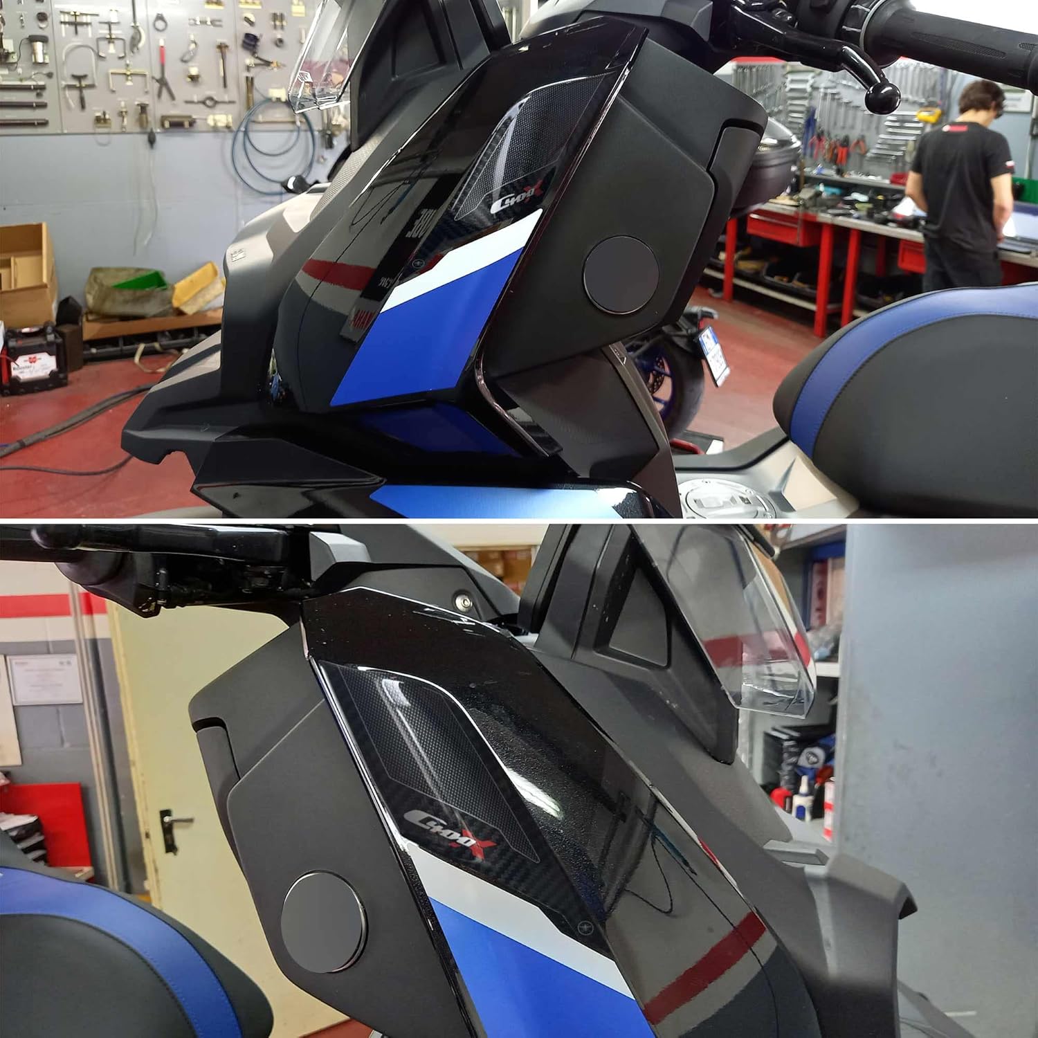 Labelbike 2 Adesivi Gel 3d Paraspigoli Carene Scooter Compatibili - Foto 3