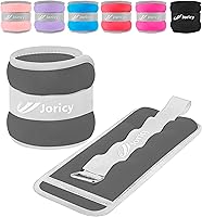 Vista 20 de Pesas de tobillo de 1/2/3/4/6/8/10/12/20 lb, 1 par de pesas para muñecas, piernas y brazos para mujeres, hombres y niños con correas ajustables