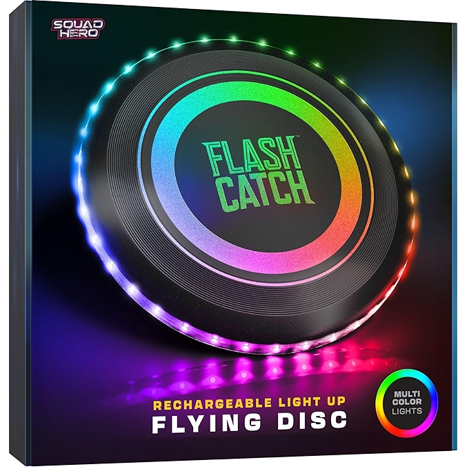 闪光飞盘 - 充电可重用，多色运动激活，青少年男孩礼物