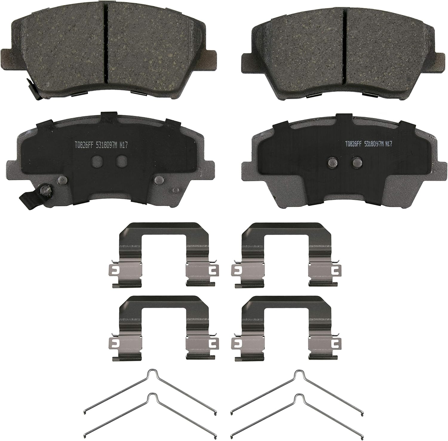 Wagner Brake ThermoQuiet QC1912 Ceramic Disc Brake Pad Set