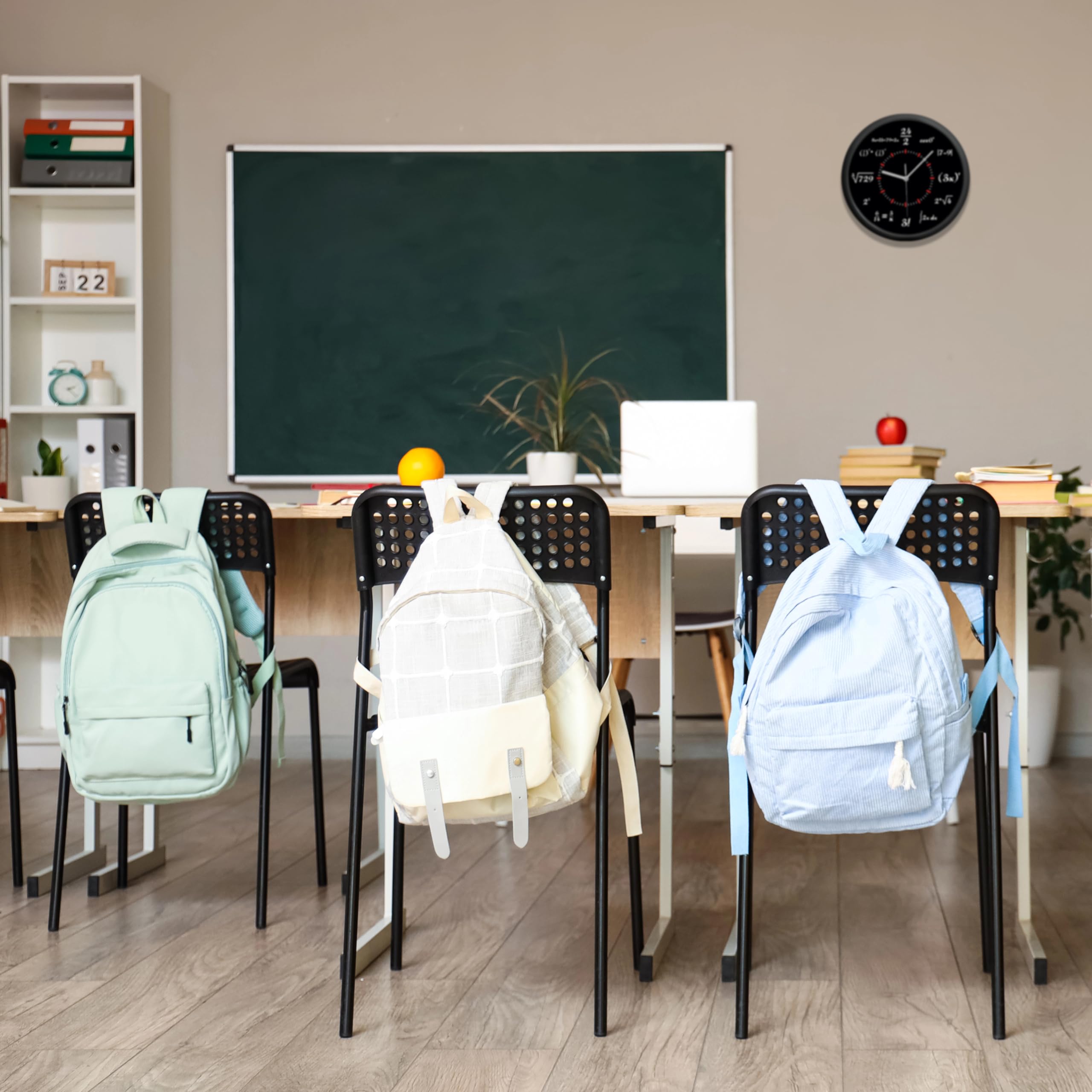 Amazon.co.jp: フロスター数学時計、カチカチ音がしない、静かな壁掛け