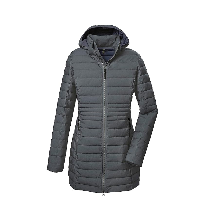 G.I.G.A. DX Donna Parka trapuntato/funzionale con cappuccio senza zip GW 14 WMN QLTD PRK_Bacarya, rauchblau, 44, 42300-000