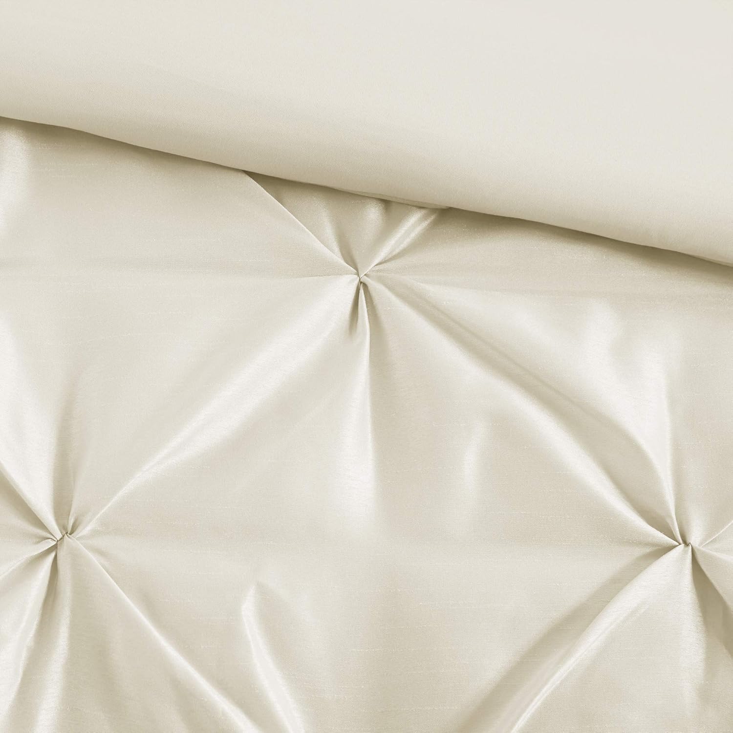 Ivory Tufted 7-Piece California King Comforter Set