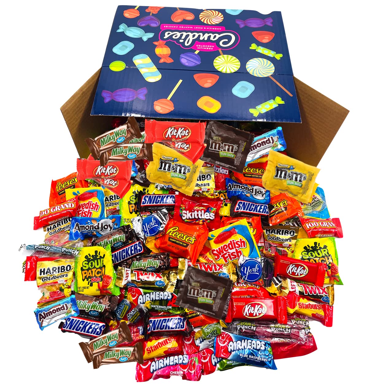 HUGE Assorted Candy PARTY MIX BOX 8.56 LBS/137 OZ Individually Wrapped