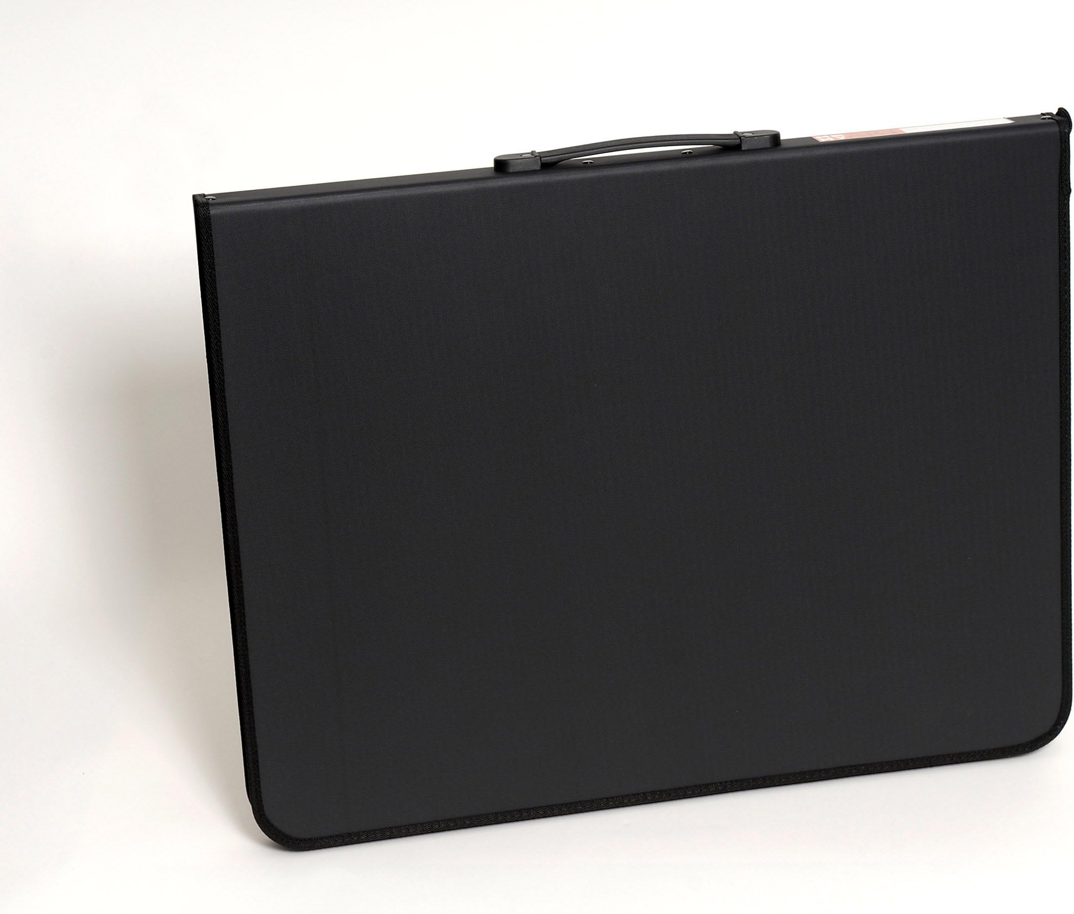 A2 High Quality Portfolio Ring-Binder Folder Case - A2, A3, A4 Black- Extra Strong and Firm. Lightweight Design.