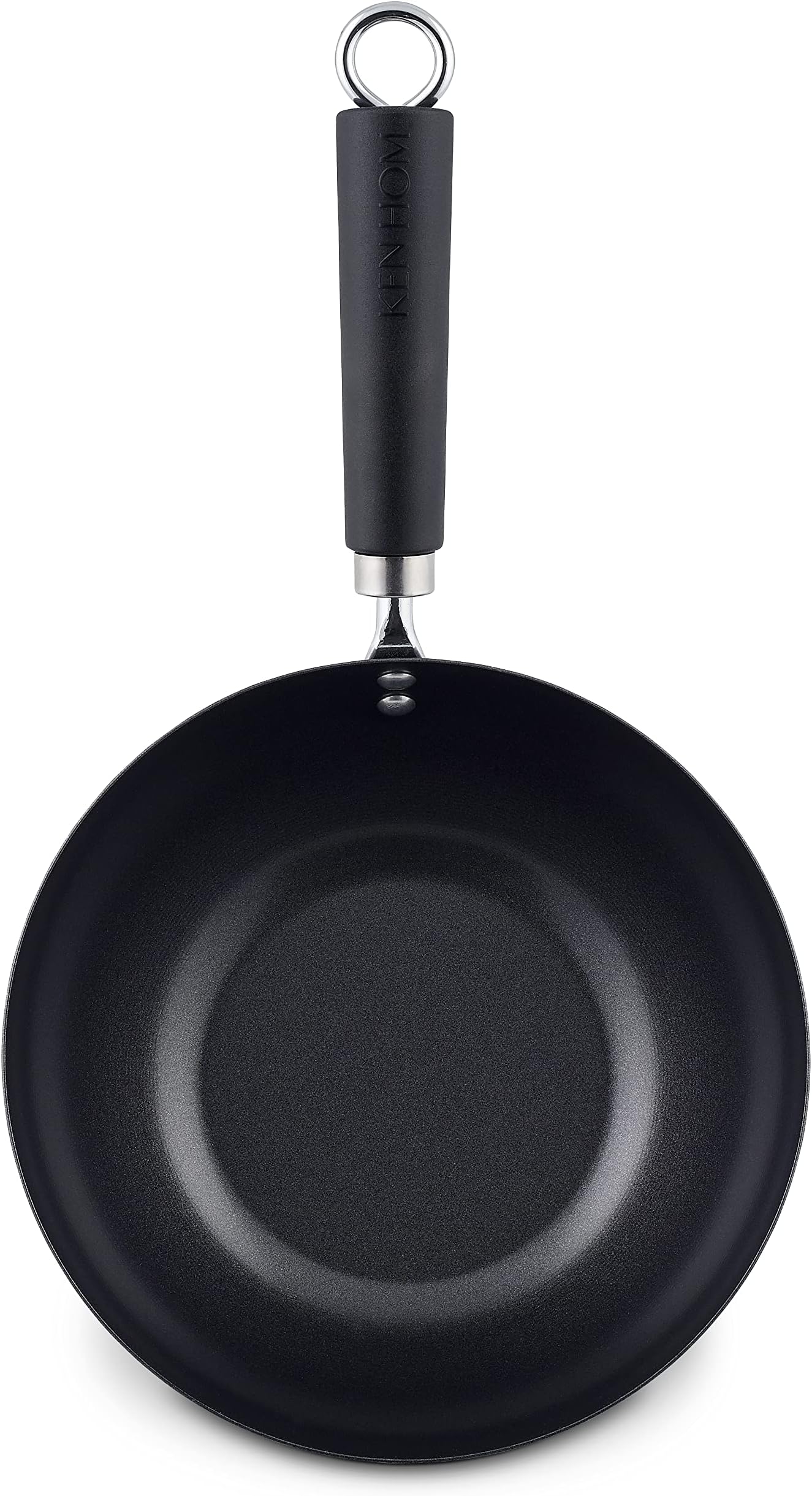 Ken Hom Carbon Steel Mini Wok, 20cm, Excellence, Induction Hobs