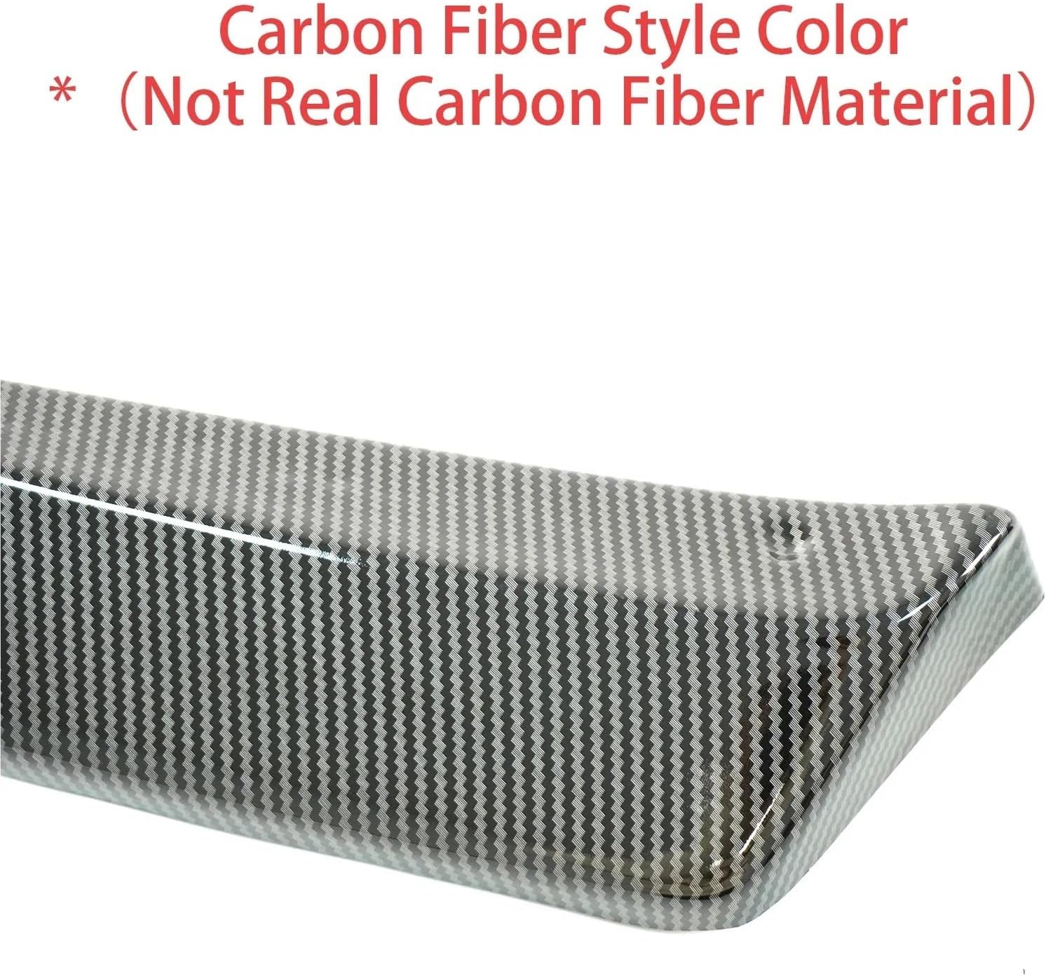 Replacement Rear Bumper Corner for Chevrolet Corvette C5 1997-2004 Spoiler Diffuser Splitter Glossy Black Car Accessories Left and Right(Carbon Fiber Style)