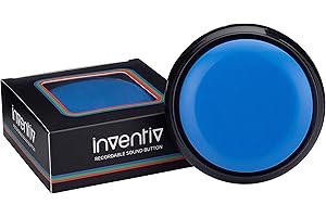 Inventiv Interactive Talking Button for Dogs and Seniors, Record Your Message, Fun...