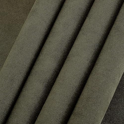 OLYCRAFT 39.4 x 16.9 pulgadas, color verde oliva, tela de encuadernación de libros de piel sintética, superficie de terciopelo con respaldo de OLYCRAFT 39.4 x 16.9 pulgadas, color verde oliva, tela de encuadernación de libros de piel sintética, superficie de terciopelo con respaldo de