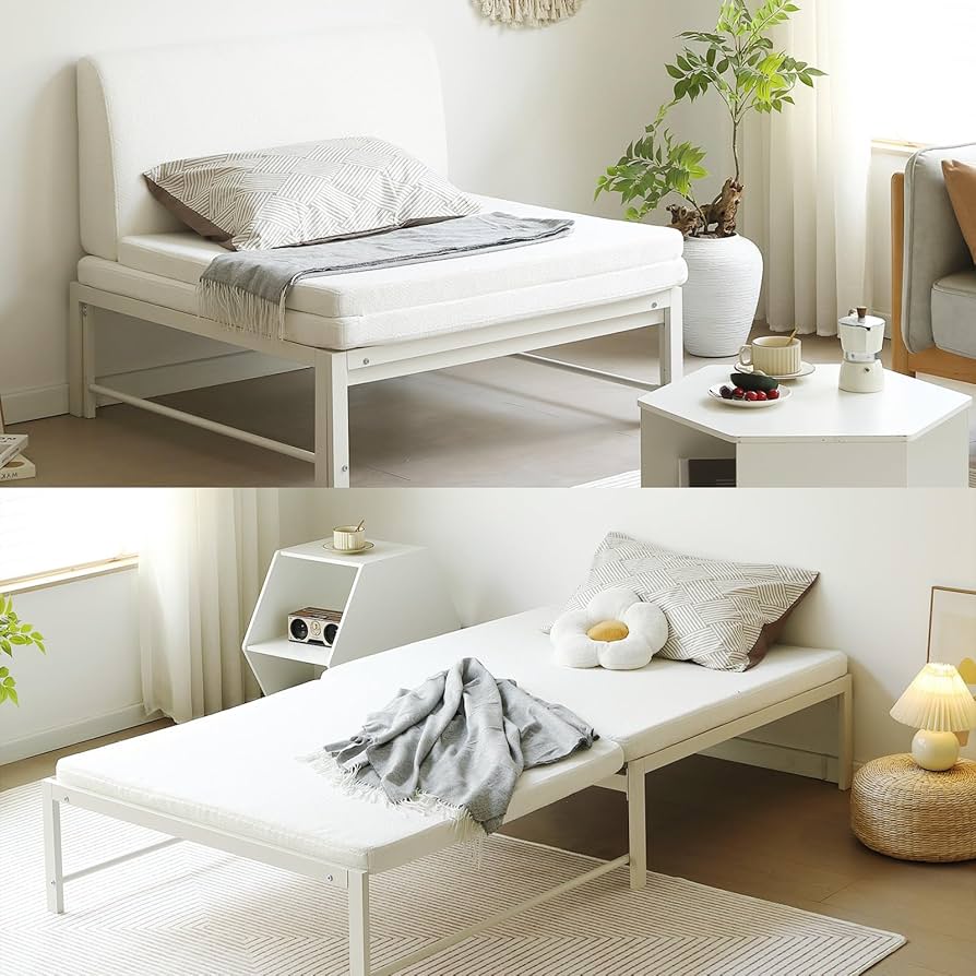 Amazon|BTYJLEBE 折りたたみベッド シングル 【長さ調節できる伸長式 Amazon|BTYJLEBE 折りたたみベッド シングル 【長さ調節できる伸長式