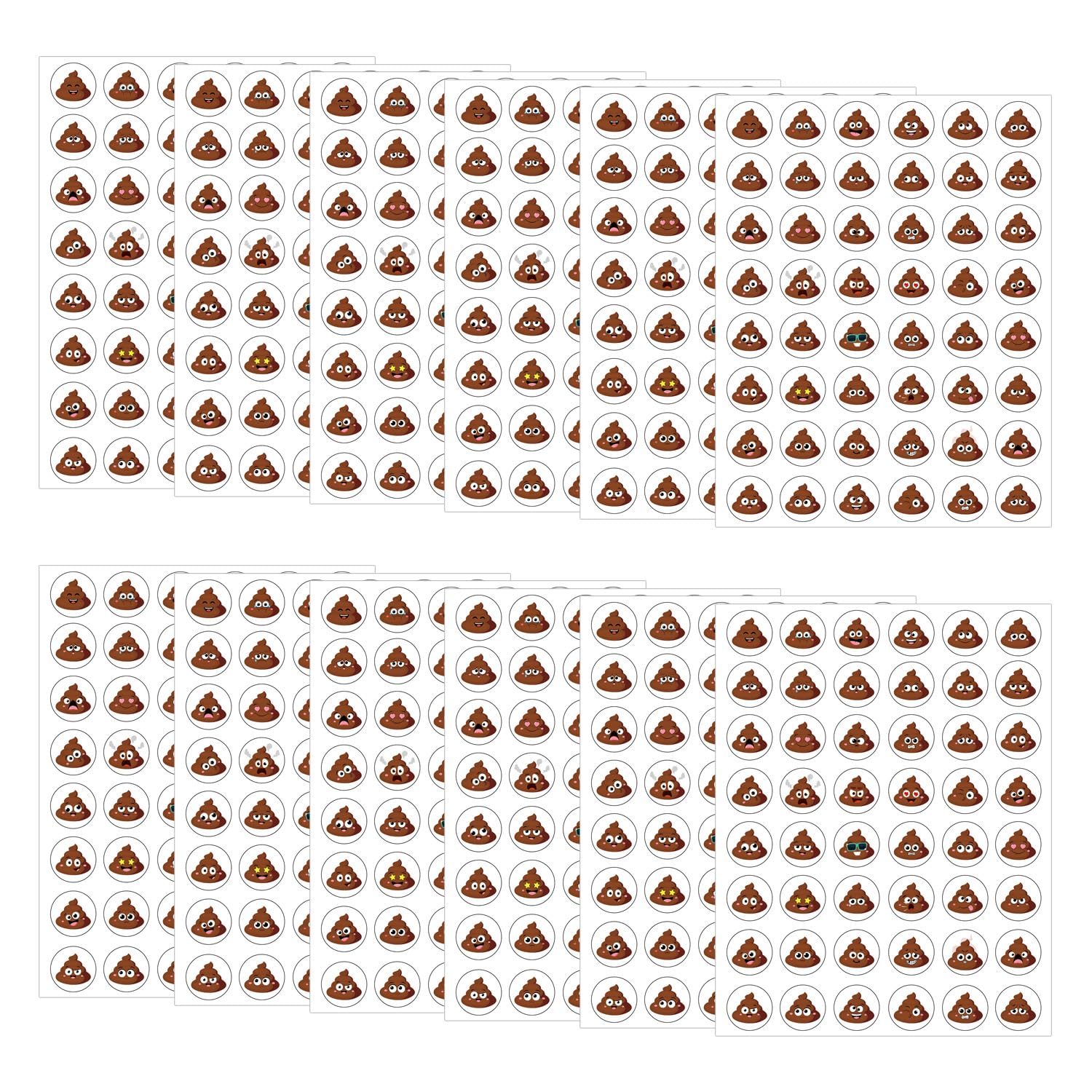 576pcs Potty Stickers, Funny Theme Toilet Potty Training Stickers for Boys and Girls for Party Decorations Kids Reward Journal Scrapbooking & DIY Crafts Supplies