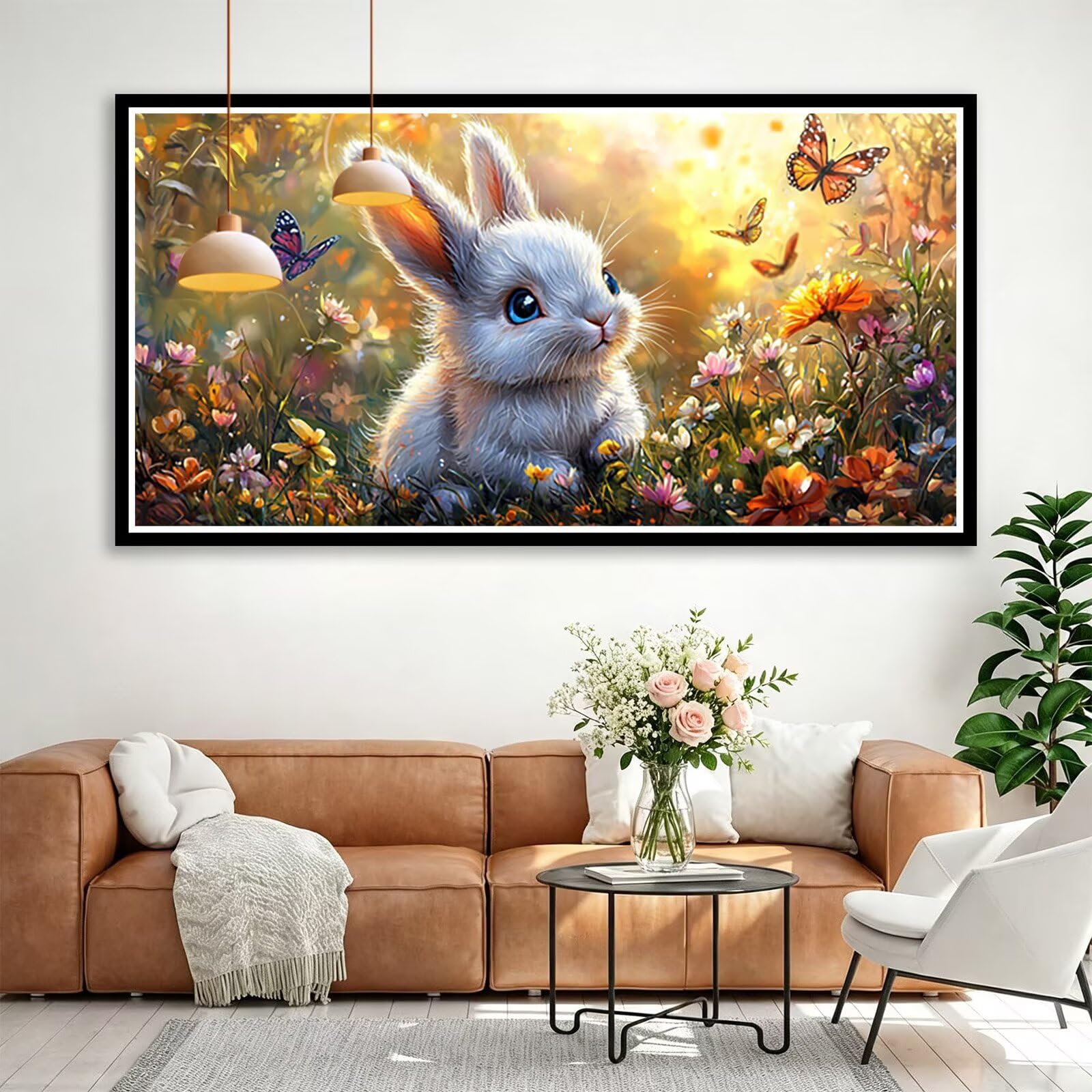 Diamond Painting Schmetterling Diamant Painting Bilder Set 180x90 cm Q0-27