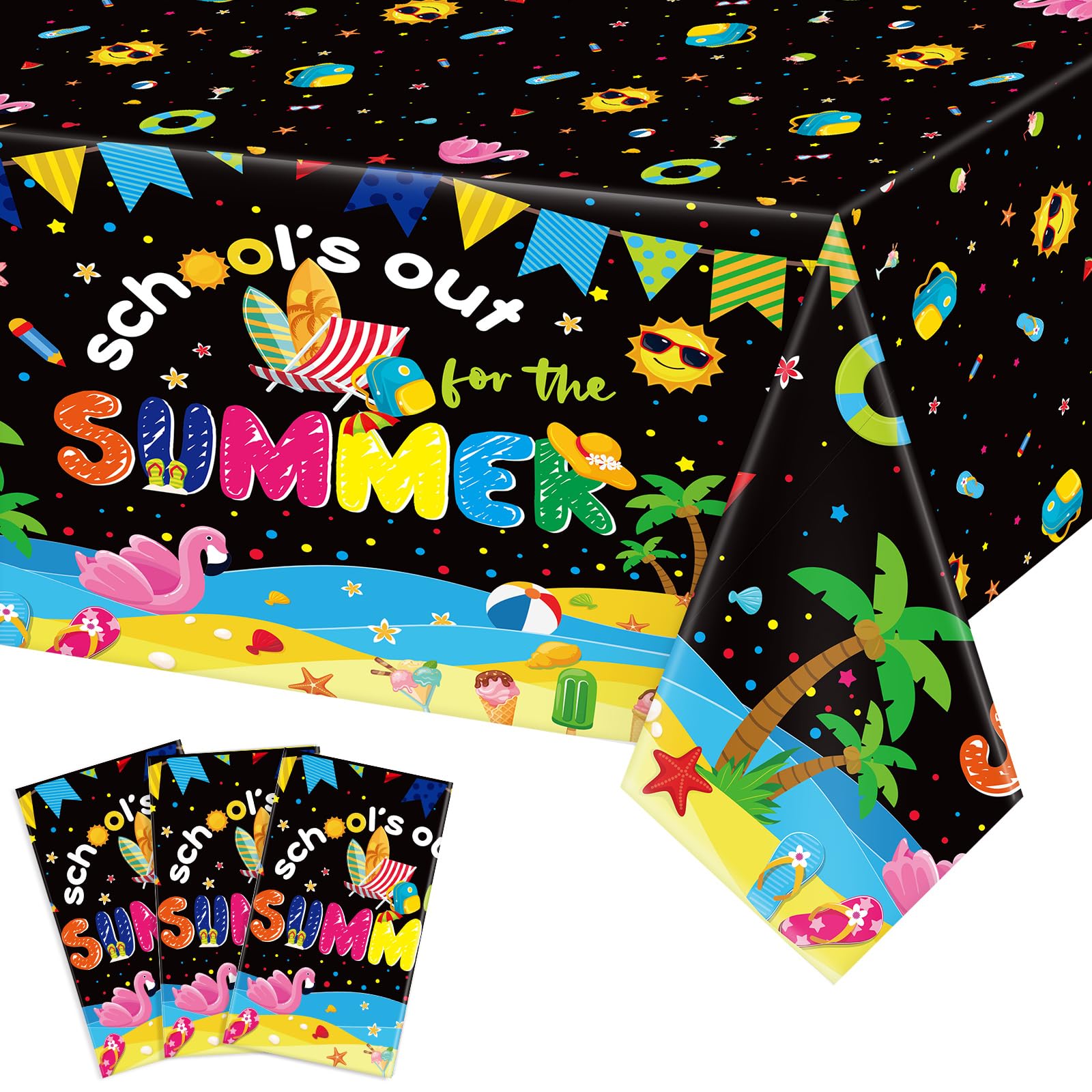 Nappe fin d'année scolaire plastique Mindsoft pour protéger vos tables des jus de fruits