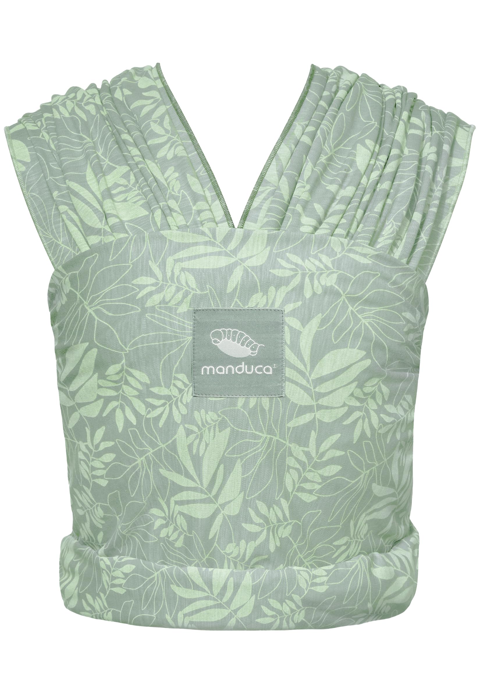 manduca Sling écharpe de portage - Porte-bébé élastique pour les nouveau-nés de la naissance à 15 kg - Botanic Green