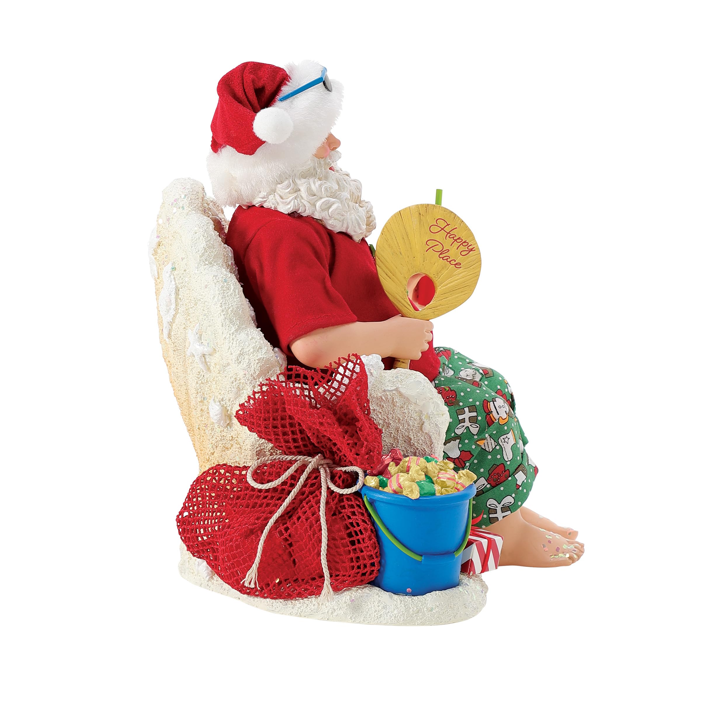 Amazon.com: Department 56 Possible Dreams Santa by The Sea Happy