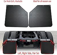 Vista 2 de 2 piezas Nuevo Guardabarros Universal de Lodo de Ángulo de Polímero de Alta Resistencia para Guardabarros de Semi-Camión 61 * 61 cm Guardabarros