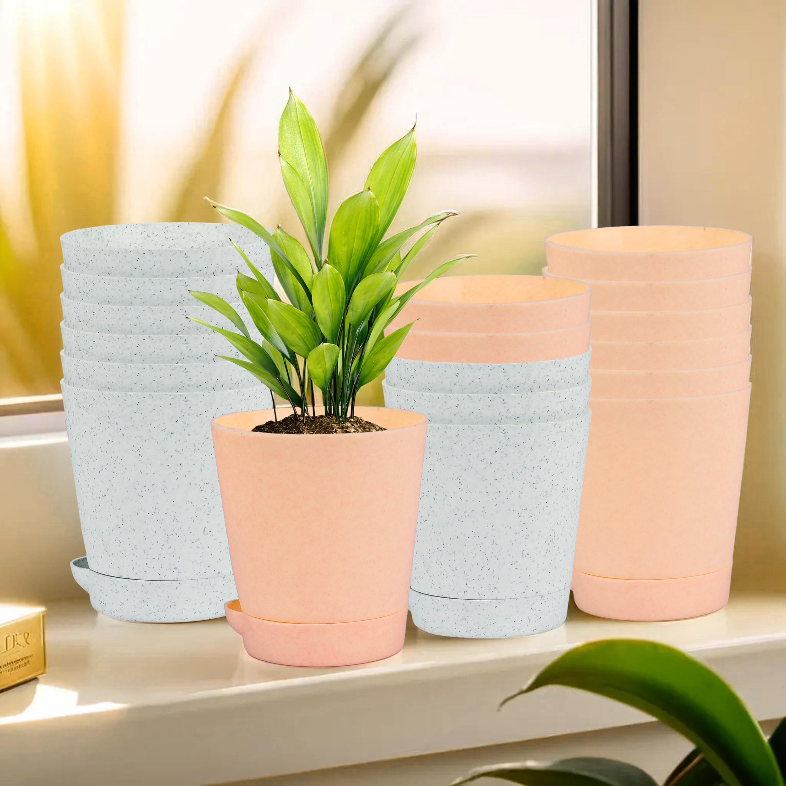 Kuber Industries Flower Pots - 12 Pack -26