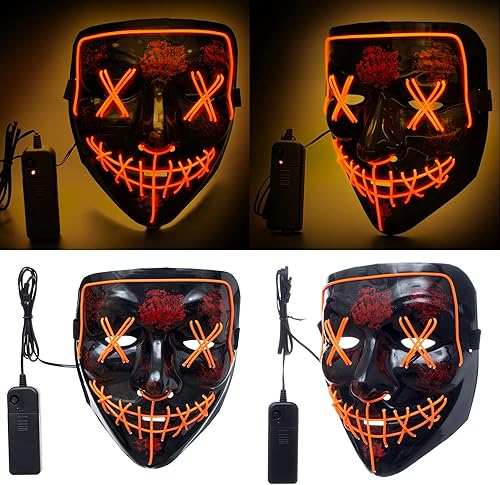 Miniatura 5 de Capa de terciopelo con capucha para niños, disfraz de Halloween con luz LED