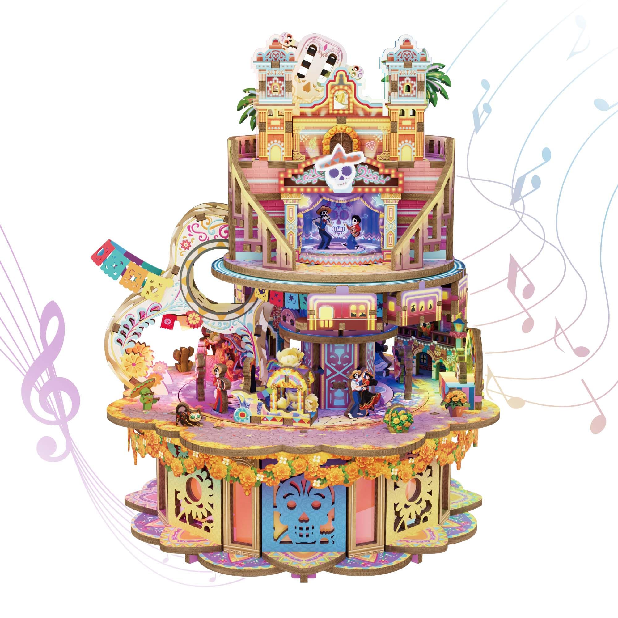Amazon.com: Tonecheer Wooden Music Box Puzzle for Adults, DIY